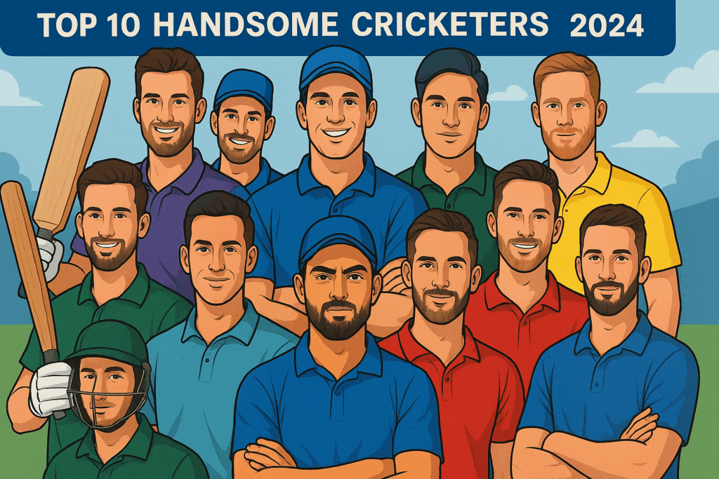 Top 10 Handsome Cricketer in the World Ranked by Expert 2024