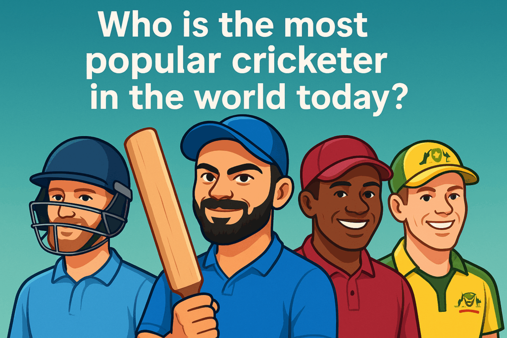 Who is the Most Popular Cricketer in the World Today?