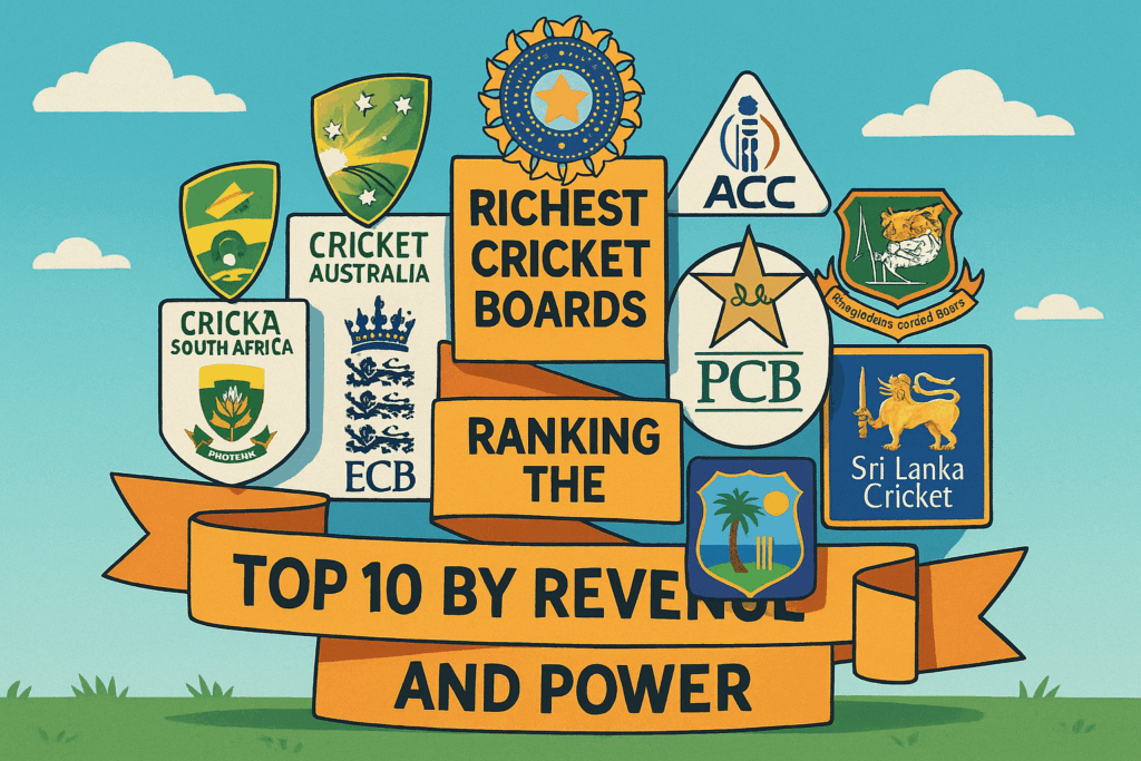 Richest Cricket Boards: Ranking the Top 10 by Revenue and Power