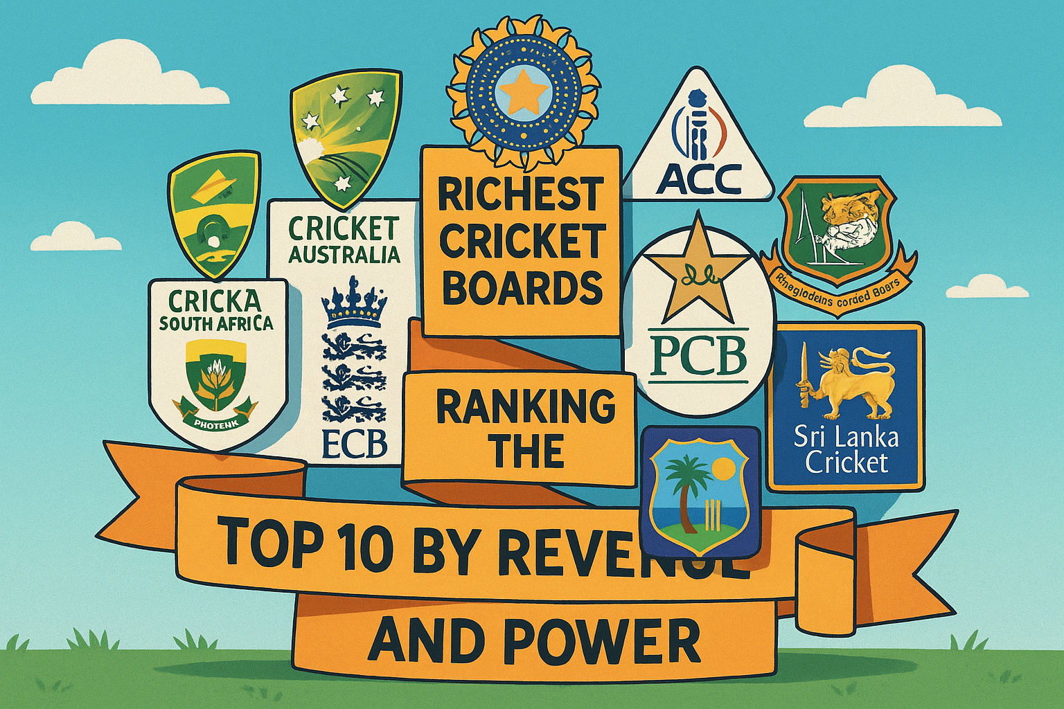 Richest Cricket Boards: Ranking the Top 10 by Revenue and Power