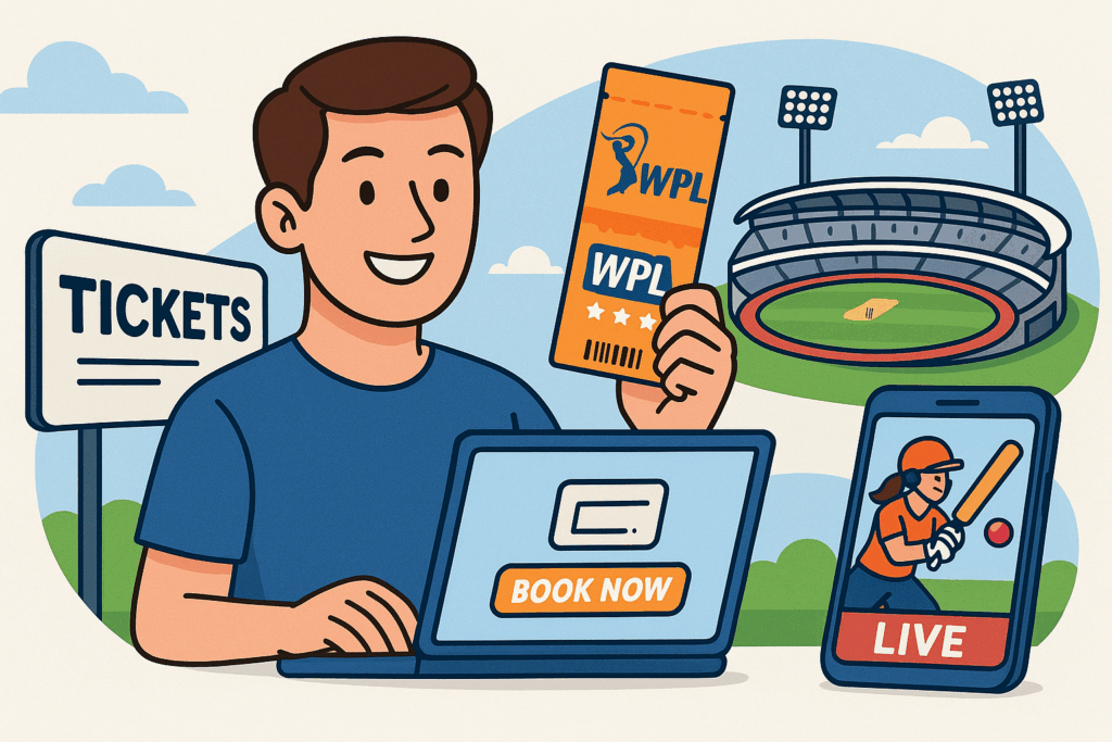 WPL tickets: Prices, Booking, Venues & Live Match Guide