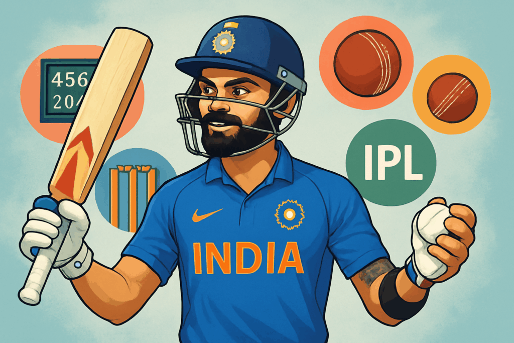 Virat Kohli Records: Complete ODI, Test, T20I & IPL Stats