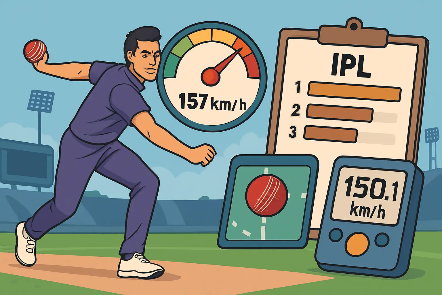 Fastest Delivery in IPL: Record, Season Leaders & Measurement