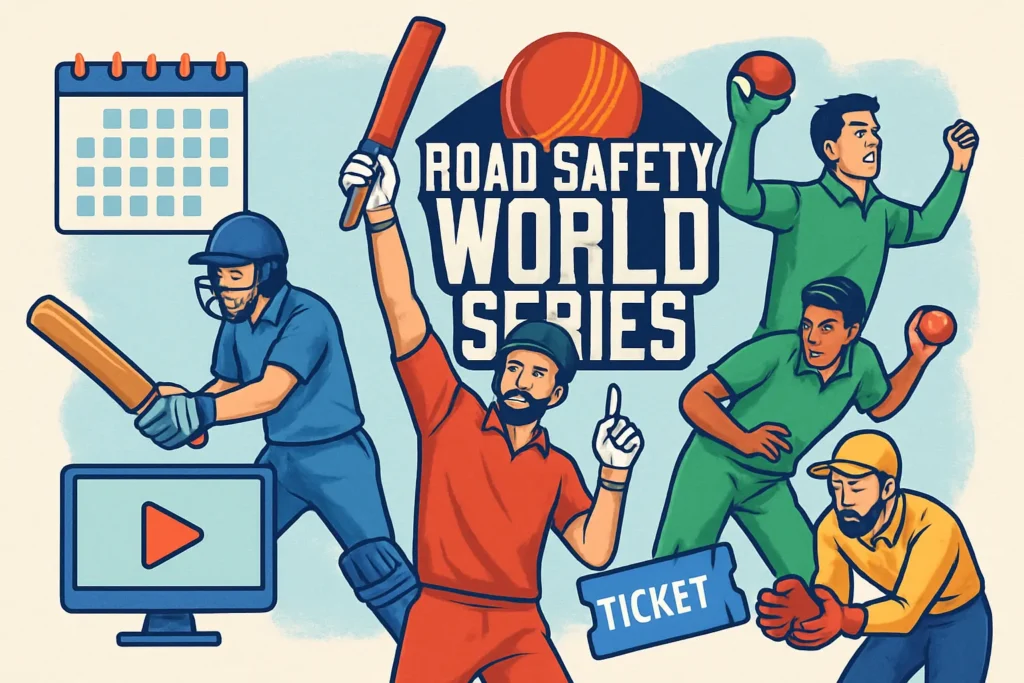 Road Safety World Series: Schedule, Teams, Live Stream & Tickets