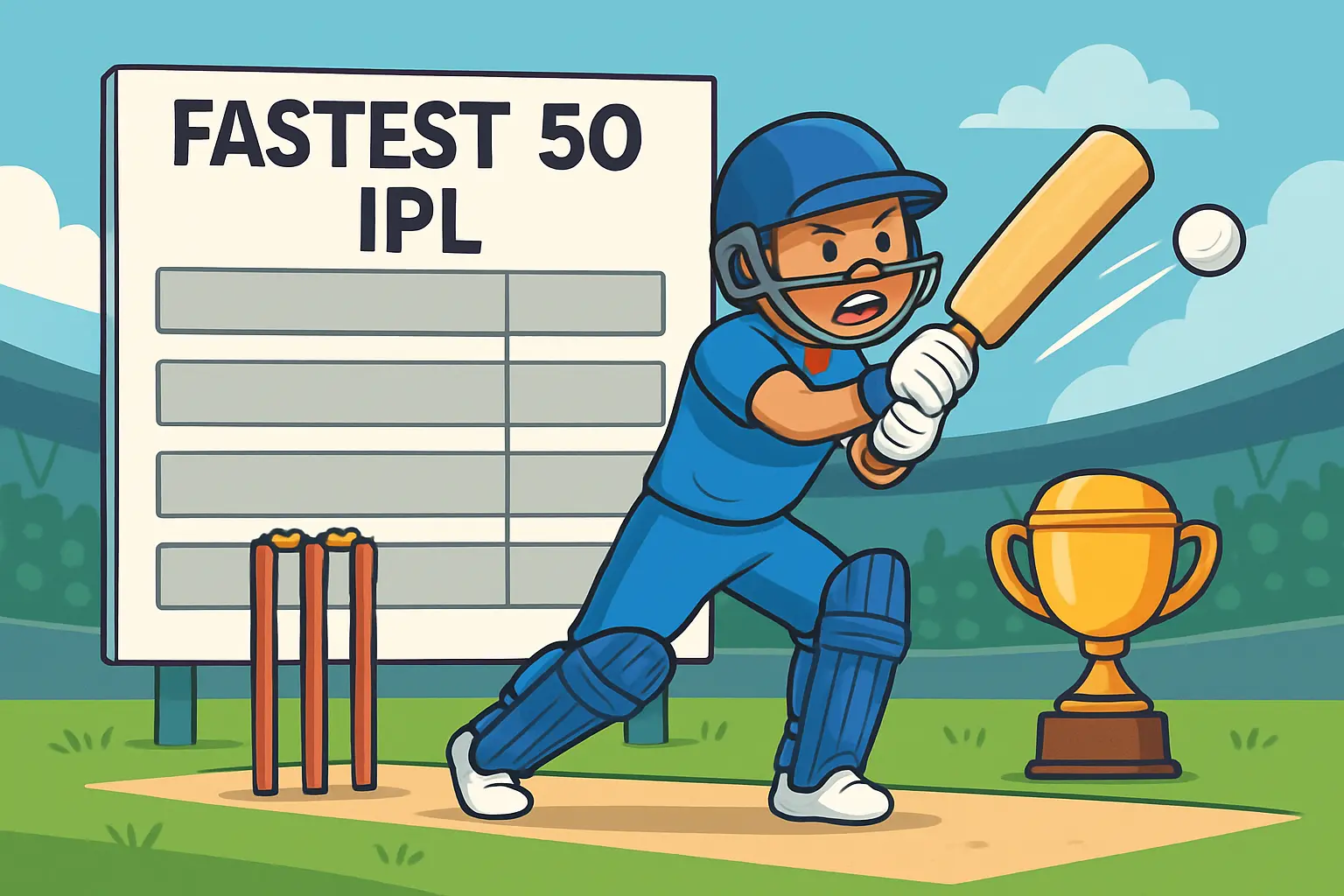 Fastest 50 IPL: fastest 50 ipl list, team records & notes